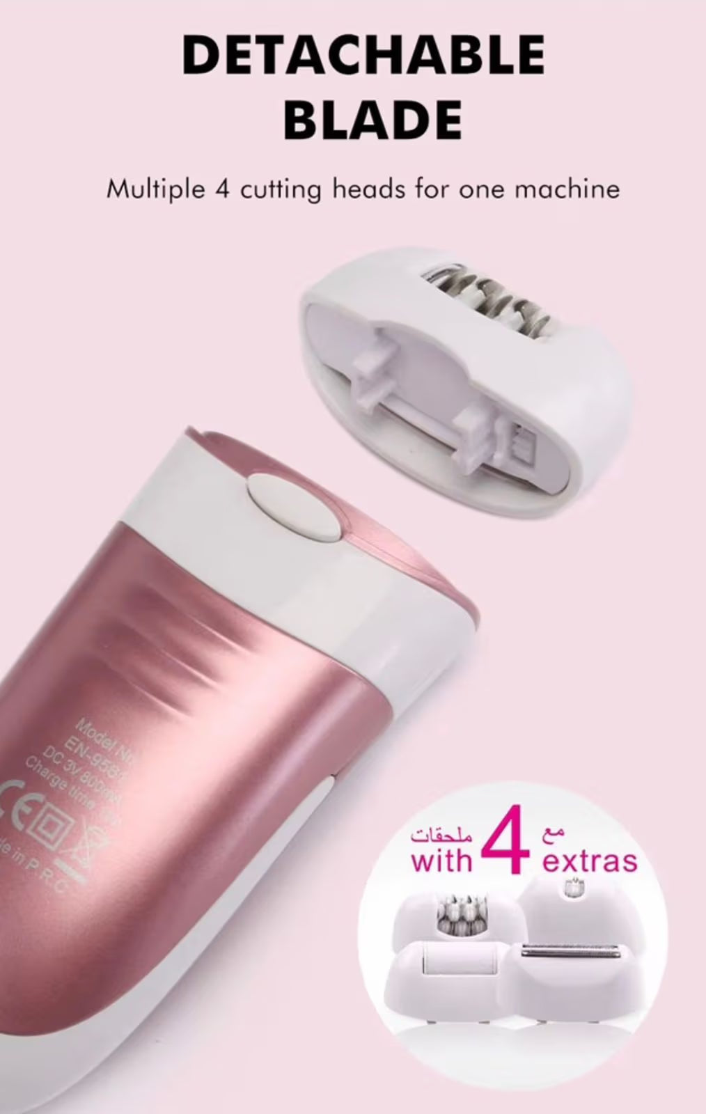 آلة إزالة الشعر ENZO Silk Expert 9 متعددة الاستخدام | ENZO Silk Expert 9 Wet & Dry Epilator