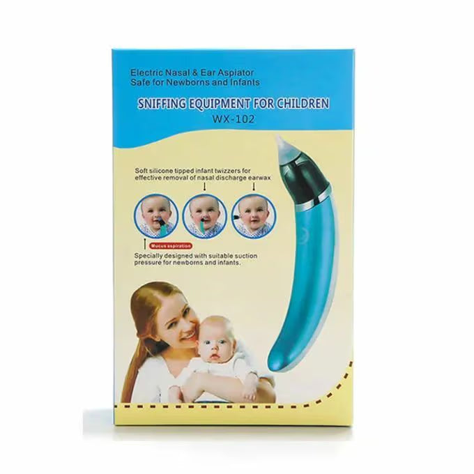 جهاز شفط الأنف والأذن للأطفال WX-102 كهربائي قابل للشحن | Electric Baby Nasal & Ear Aspirator WX-102