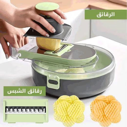 قطاعه الخضار الذكية 9*1 - Smart 9-in-1 Vegetable Slicer
