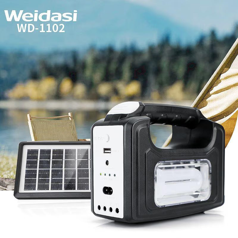 نظام إنارة طوارئ مع طاقة شمسية – WEIDASI WD-1102 Emergency lighting system with solar power