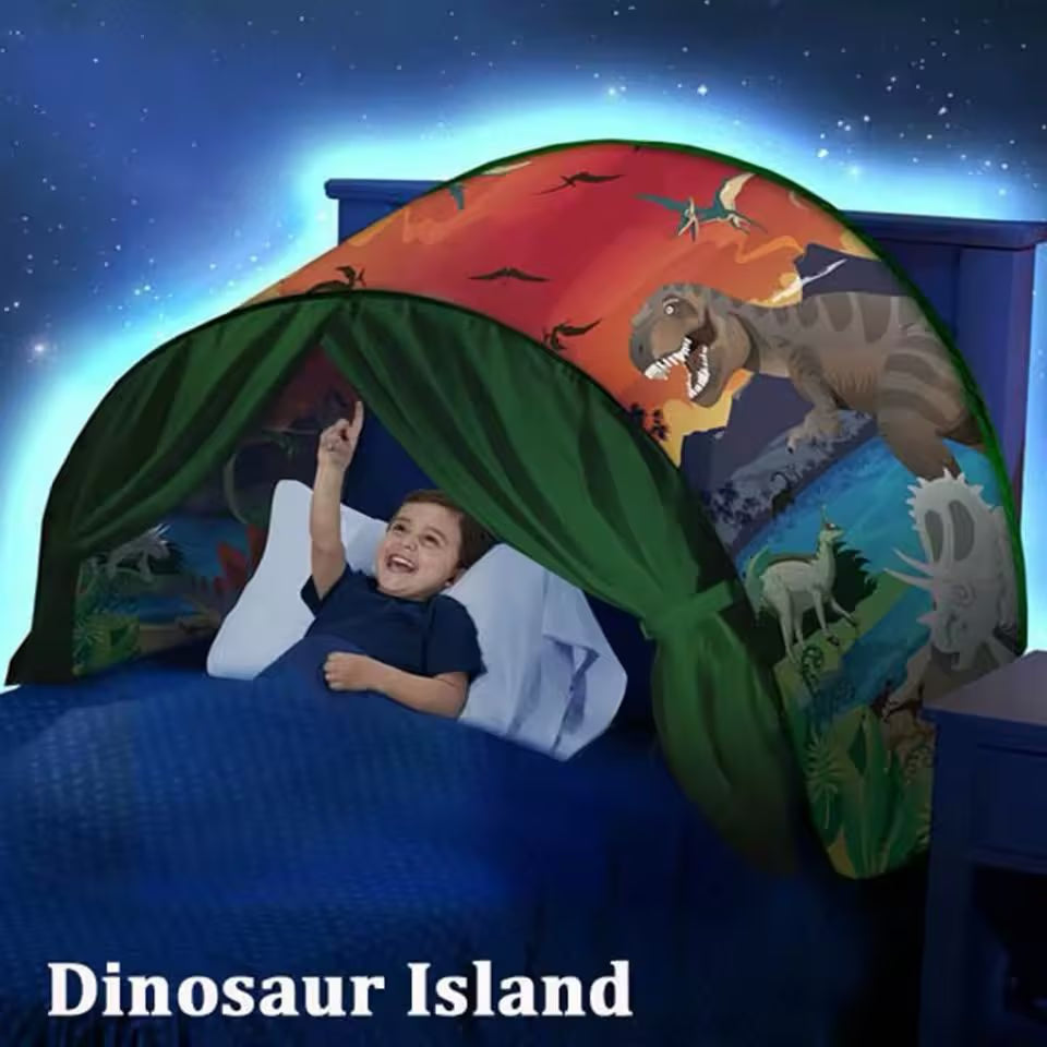 خيمة سرير للأطفال مع اضاءة - Children's bed tent with lighting