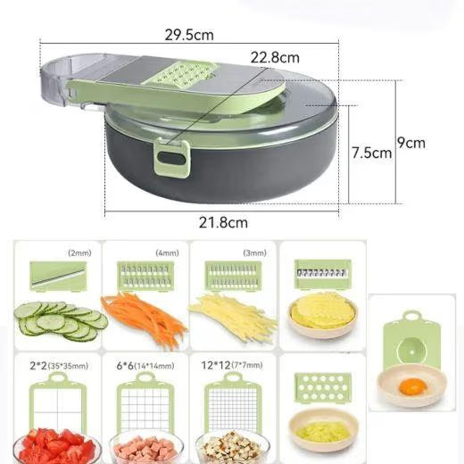 قطاعه الخضار الذكية 9*1 - Smart 9-in-1 Vegetable Slicer