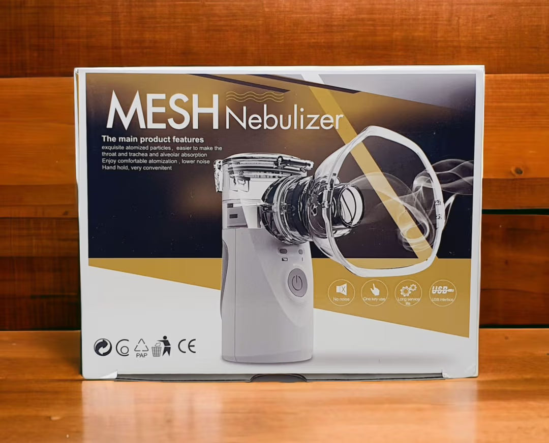 جهاز بخار محمول Mesh Nebulizer صامت USB | Portable Mesh Nebulizer USB Rechargeable