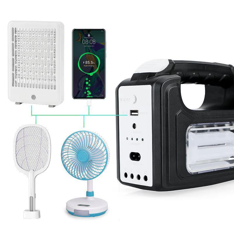 نظام إنارة طوارئ مع طاقة شمسية – WEIDASI WD-1102 Emergency lighting system with solar power