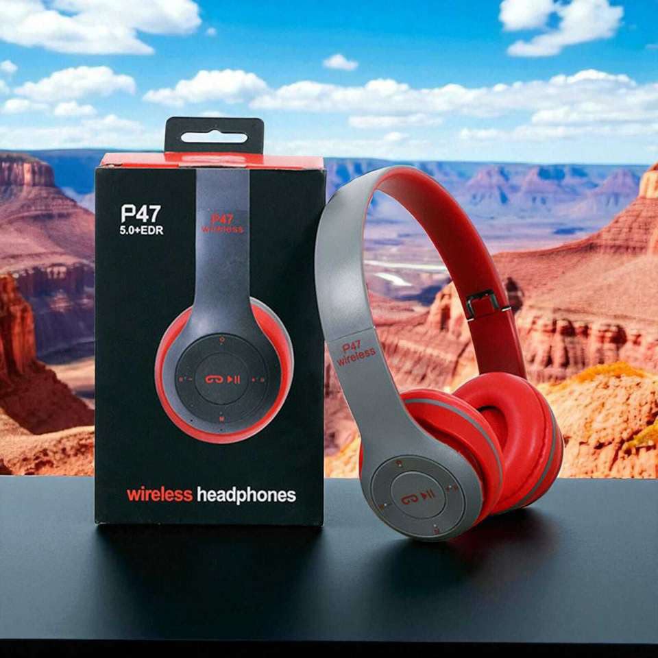 سماعة P47 Wireless Headphones – بلوتوث 5.0+EDR