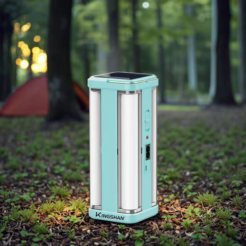 كشاف إنارة شمسي قابل للشحن بإضاءة قوية 360° – Deepking DK-461 - Rechargeable solar floodlight with powerful 360° illumination
