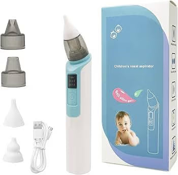 جهاز شفط الأنف للأطفال كهربائي قابل للشحن | Electric Baby Nasal Aspirator Rechargeable