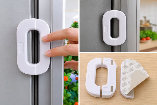 قفل أمان مغناطيسي للثلاجة والخزائن – حماية إضافية للأطفال - Magnetic safety lock for refrigerators and cabinets – extra protection for children