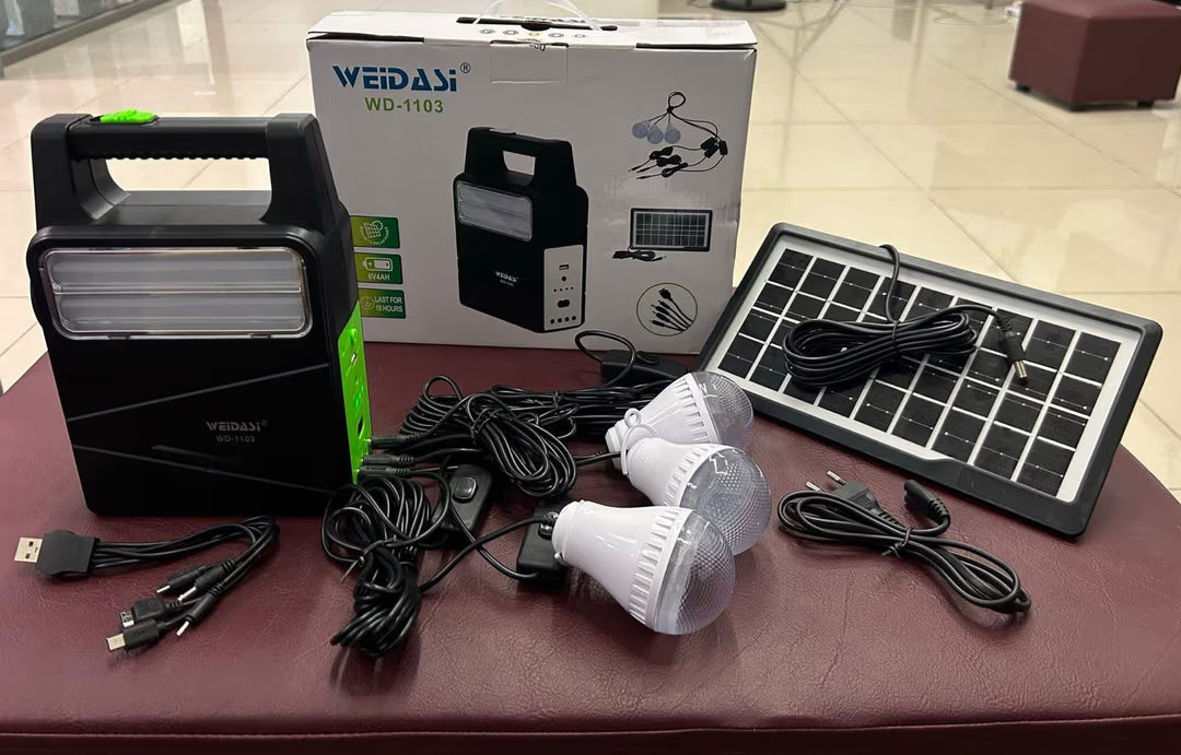 نظام طاقة شمسية WEIDASI WD-1103 - Solar Power System