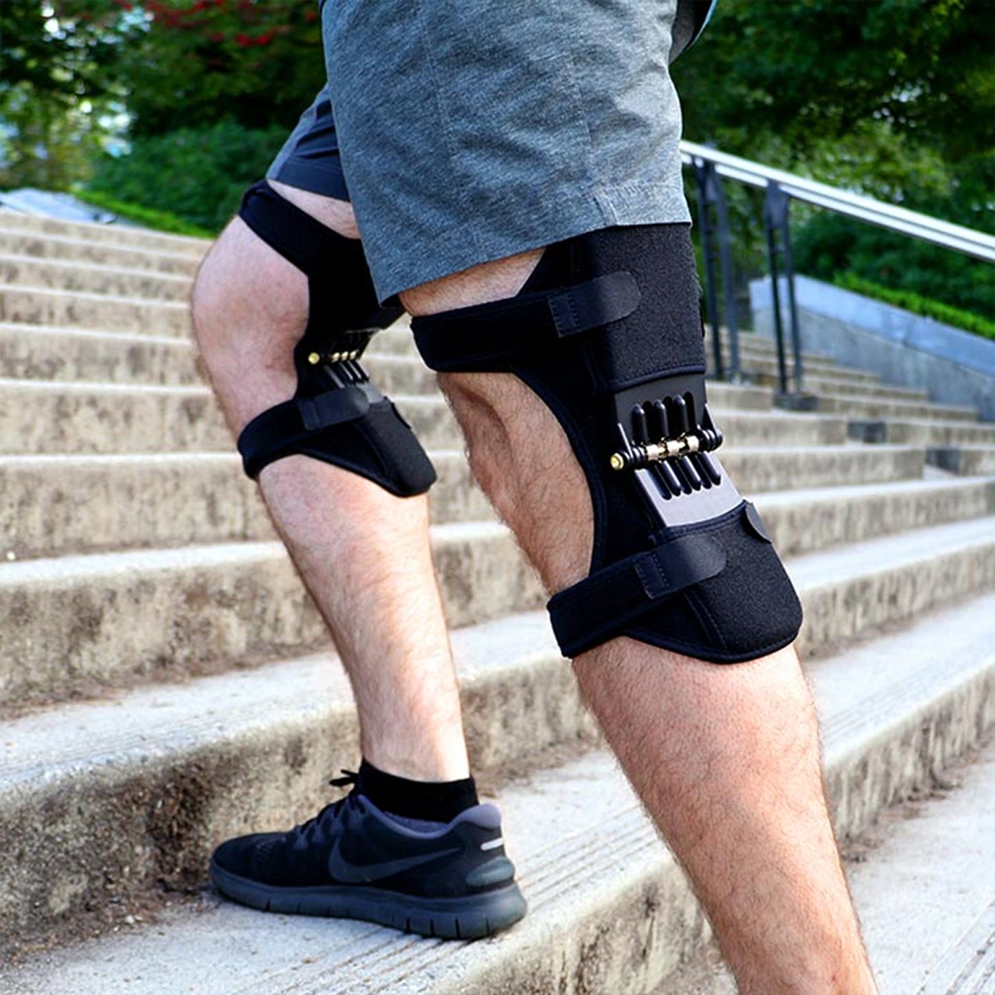 KneeGuard Pro™ – دعامة الركبة الرياضية للدعم والثبات أثناء الحركة
