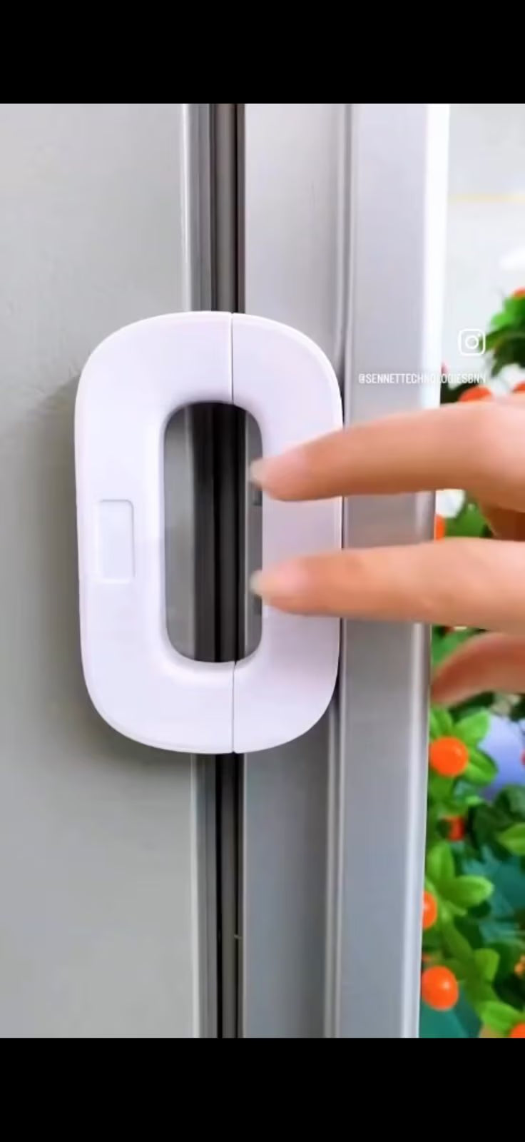 قفل أمان مغناطيسي للثلاجة والخزائن – حماية إضافية للأطفال - Magnetic safety lock for refrigerators and cabinets – extra protection for children