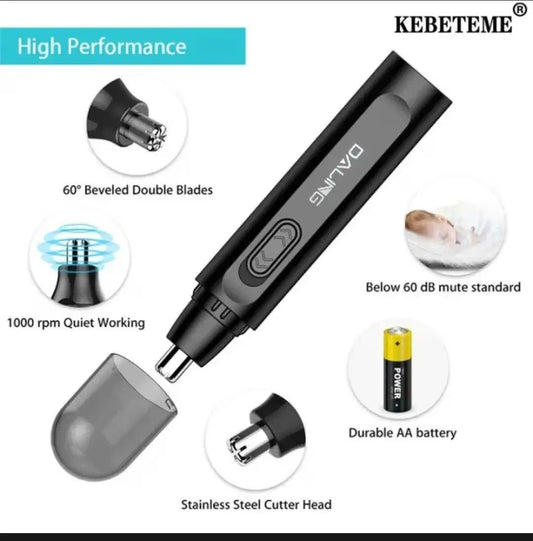 ماكينة ازالة شعر الانف والأذن – قابلة للشحن - Nose and ear hair removal machine – rechargeable