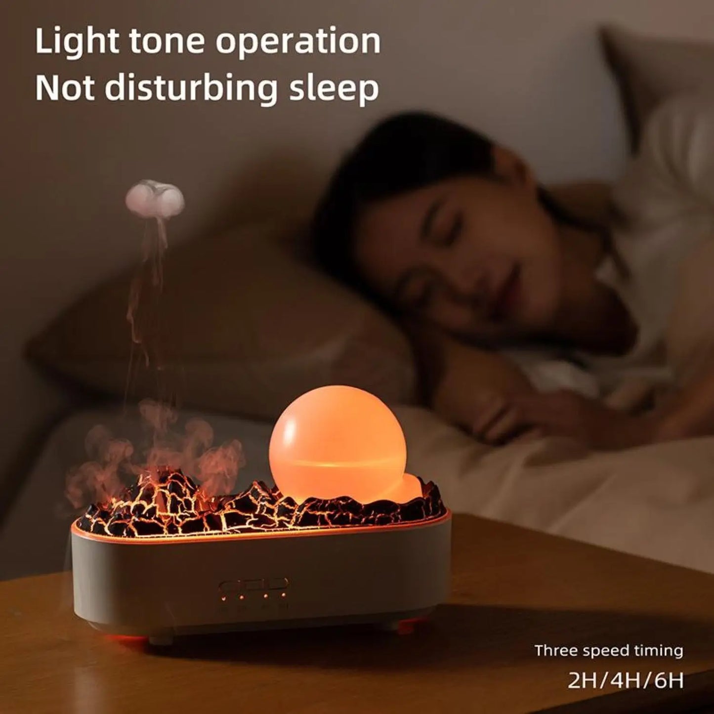 Crystal Mist™ – مرطب الهواء الكريستالي مع إضاءة LED