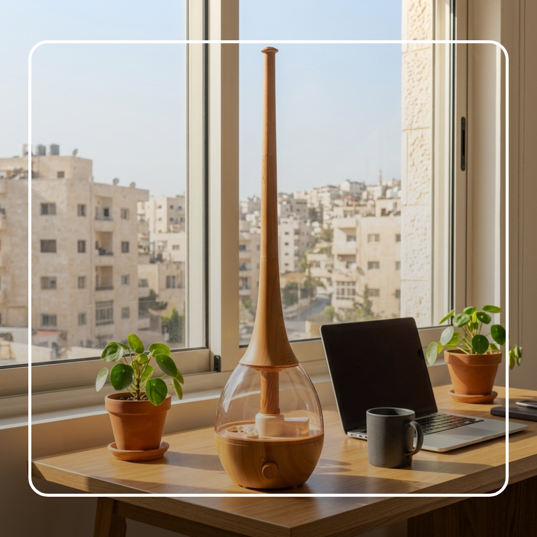 المبخرة المنزلية | بعامود بخار مرتفع