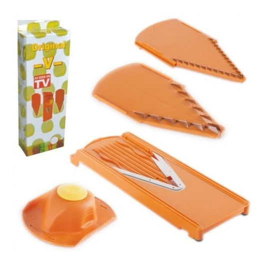 أداة تقشير وتقطيع البطاطا والخضار 3 في 1 - Potato and Vegetable Peeler and Slicer