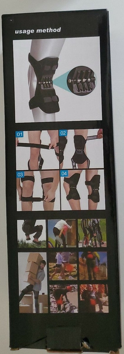 KneeGuard Pro™ – دعامة الركبة الرياضية للدعم والثبات أثناء الحركة